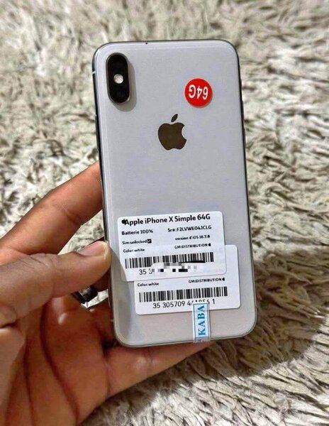 Apple iPhone X 64GB Argent