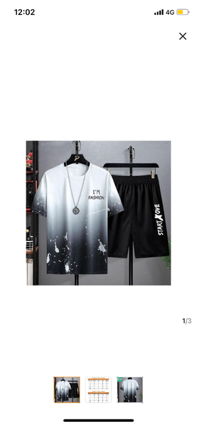 Ensemble T-shirt et Short Mode