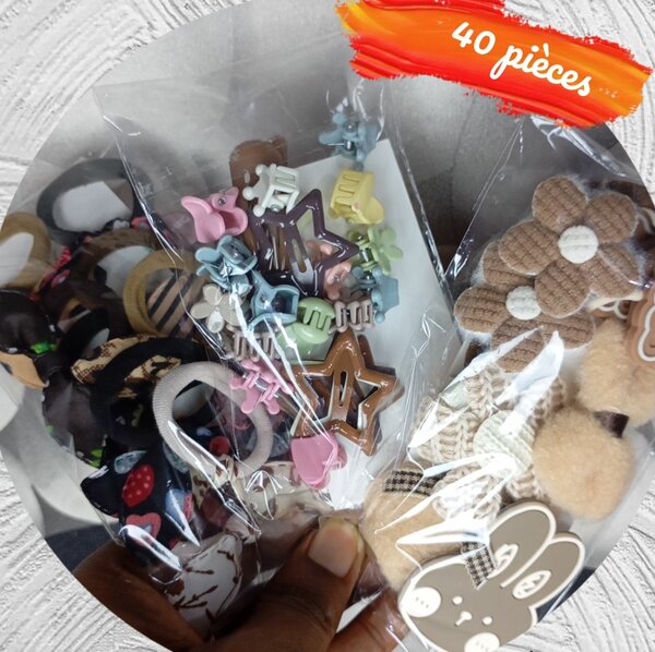 40 Accessoires Cheveux enfants