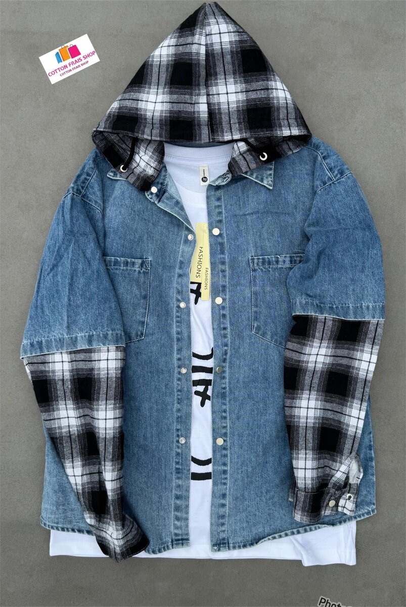Vestes en jean mode unisexe