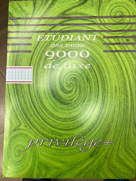 CAHIERS privilège
