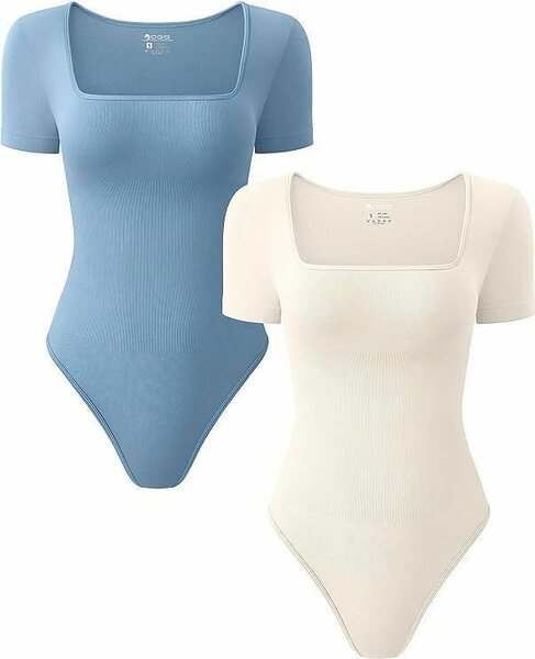 Lot de 2 bodies en coton