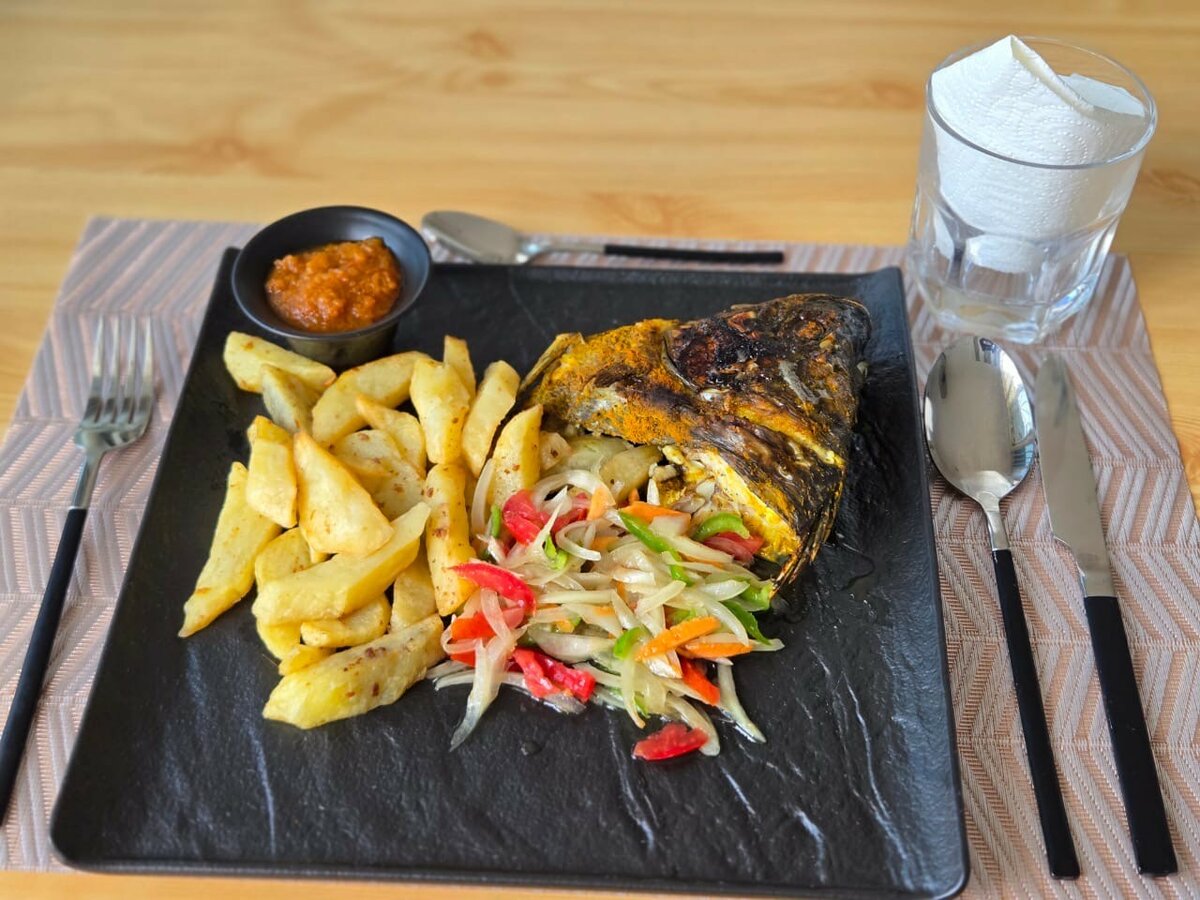 poisson au four