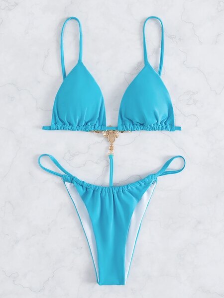 One piece rhinestone bikini swimsuit