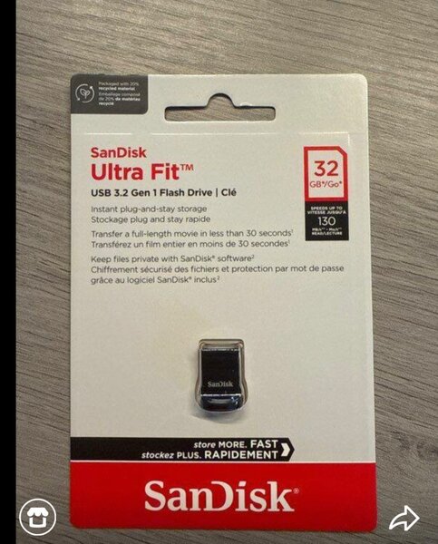 SanDisk Ultra Fit 32 Go USB