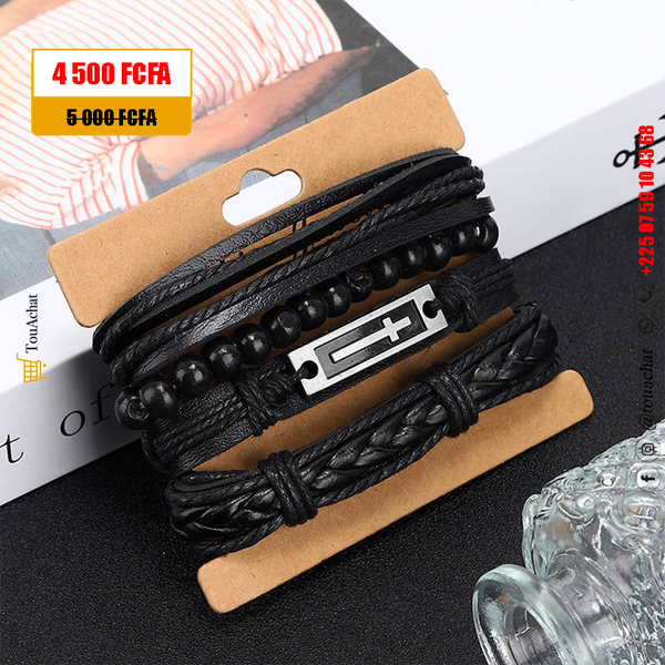 Lot de Bracelets Homme - M2