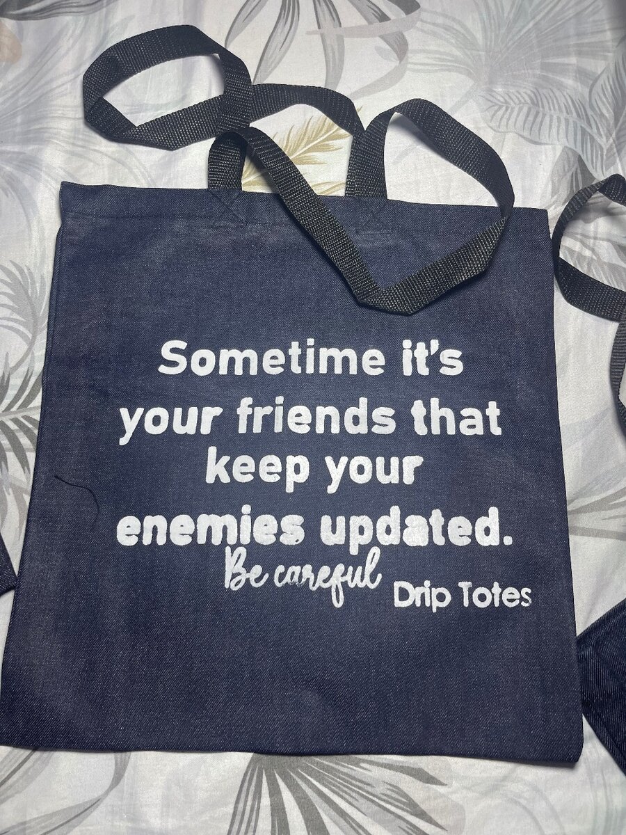 Jean tote bag