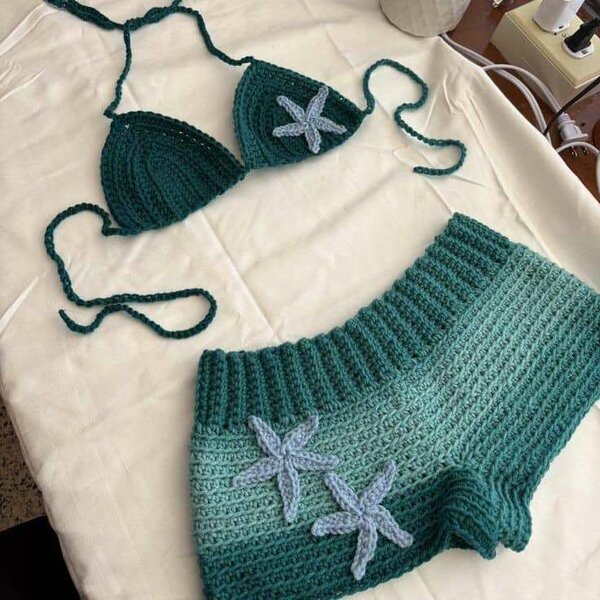 Two piece crochet