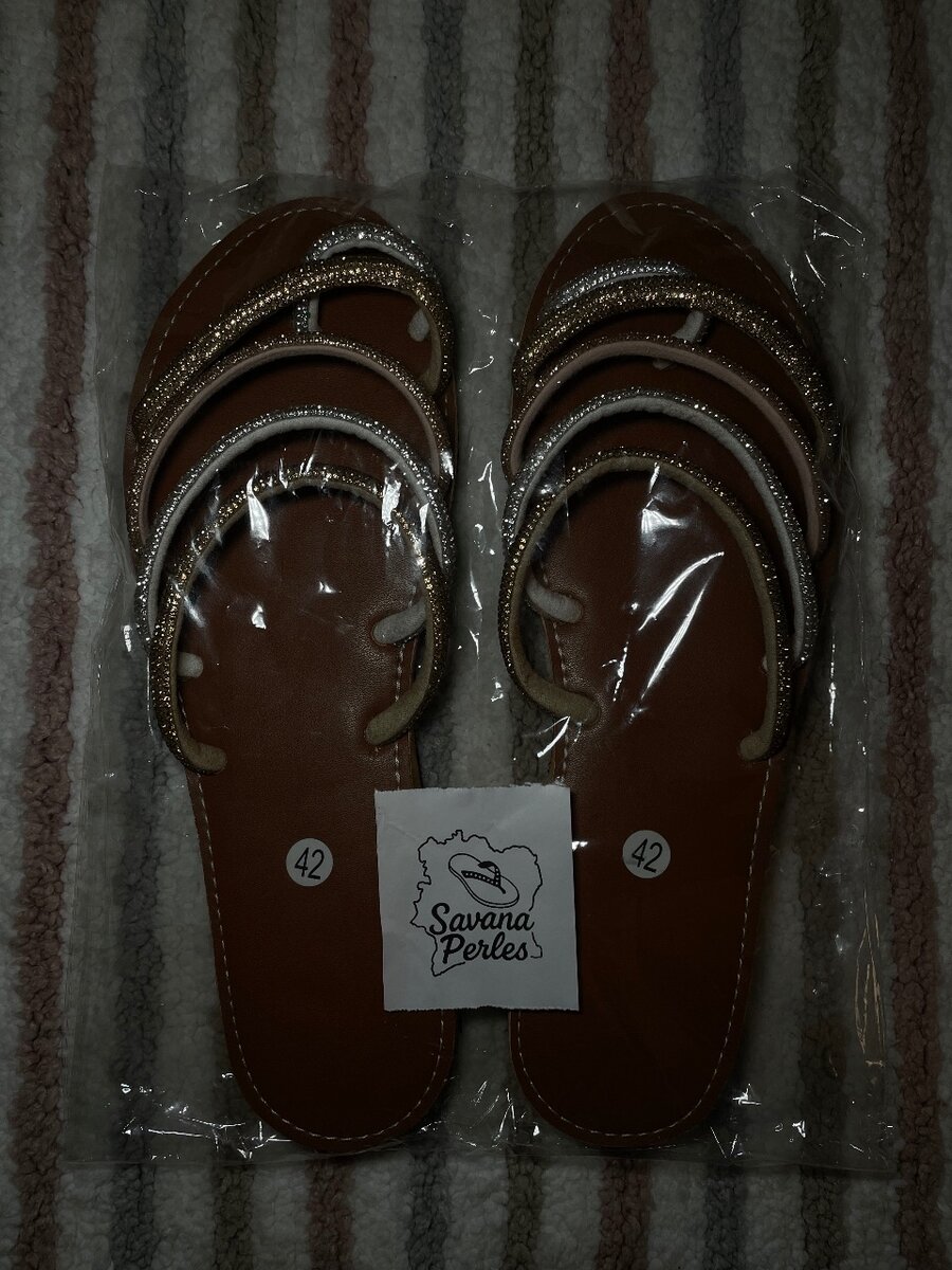 Sandales perlées élégantes