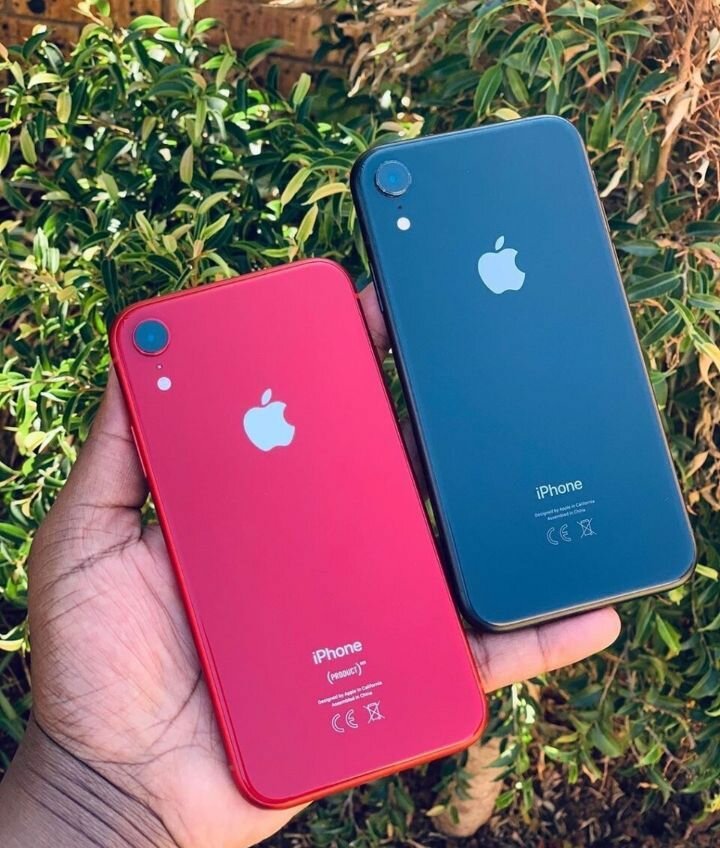 iPhone XR Rouge et Bleu