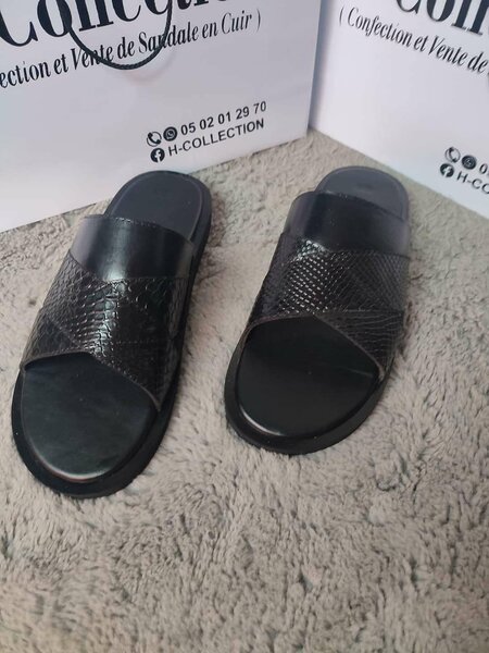 Sandale en cuir