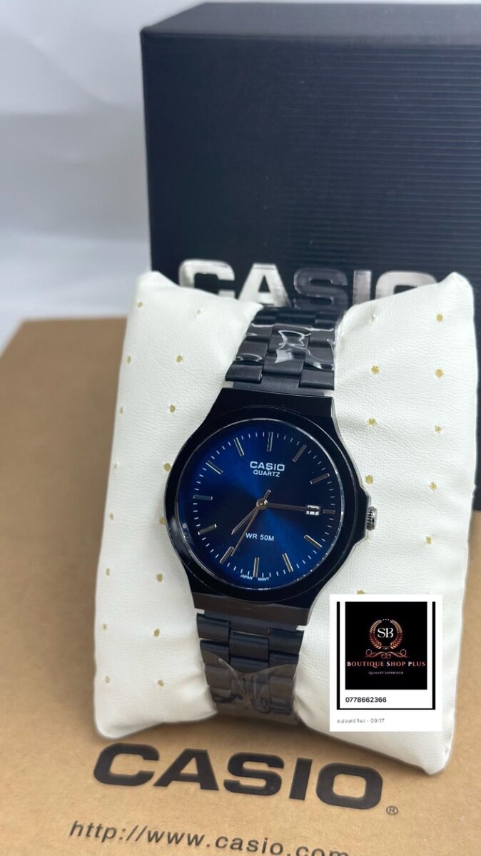 Montre Casio authentique avec sa boîte