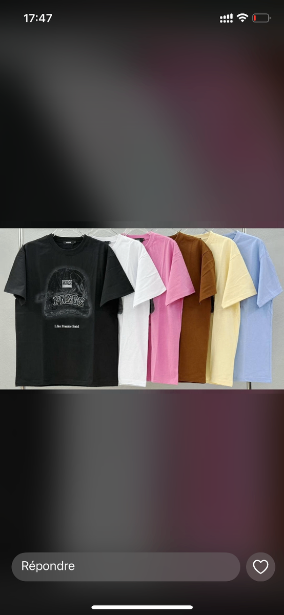 T-shirts Unisex Multicolores