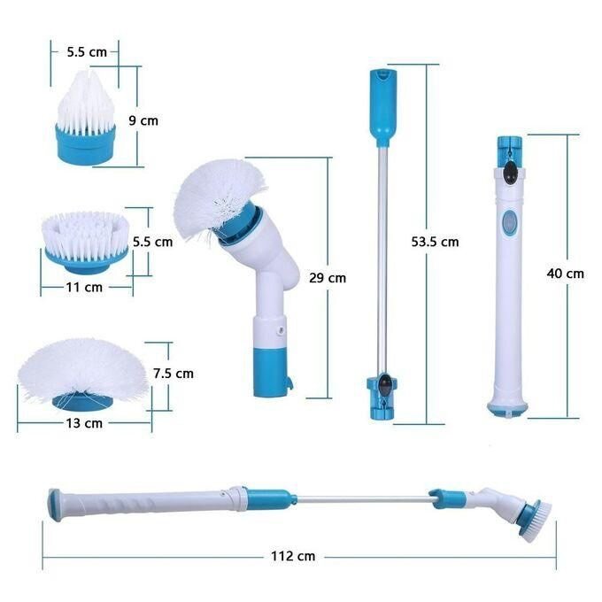 Electric Spin Scrubber Cordless Rechargeable Bathroom Scrubb