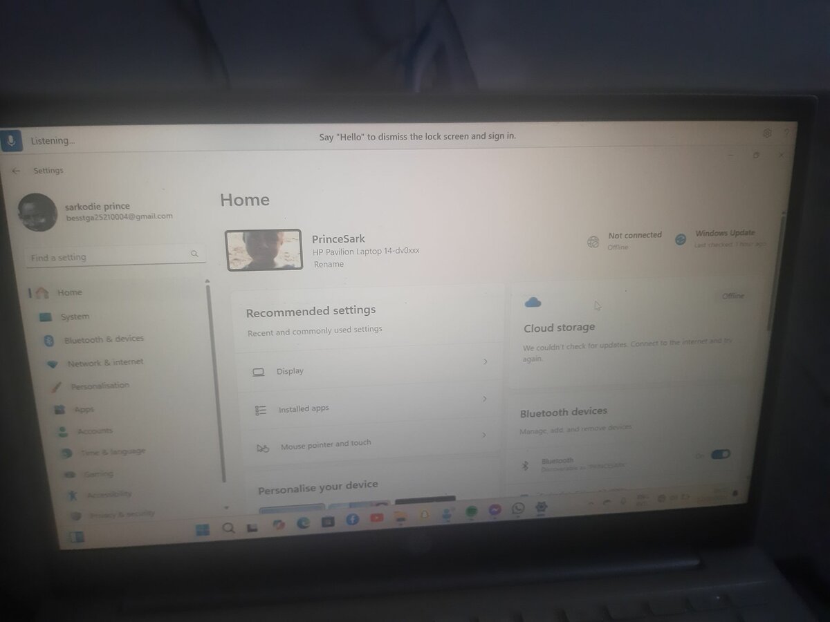 Hp pavilion i3