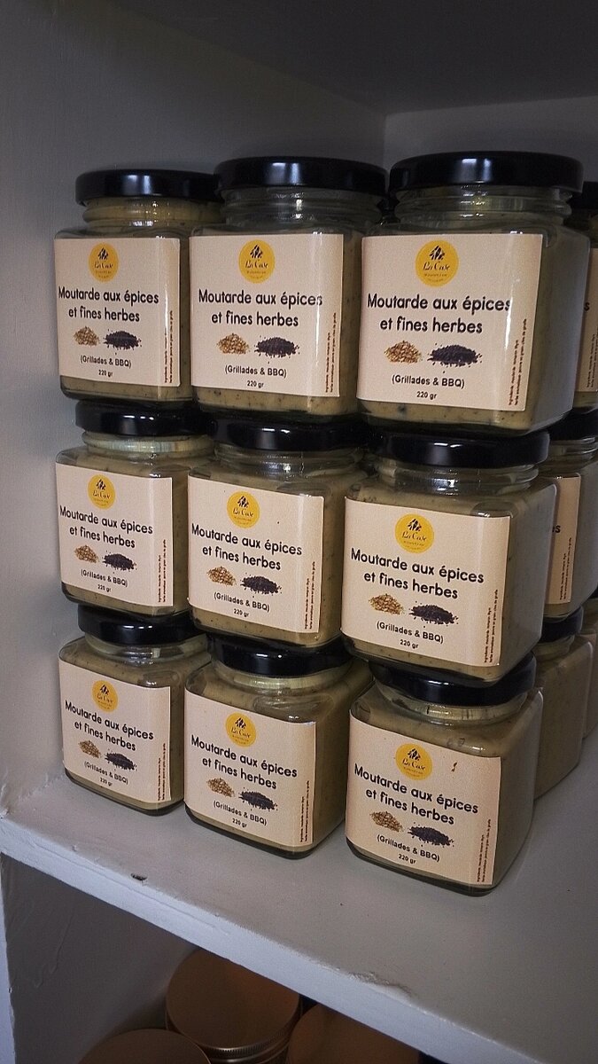 MOUTARDE AUX EPICES ET FINES HERBES
