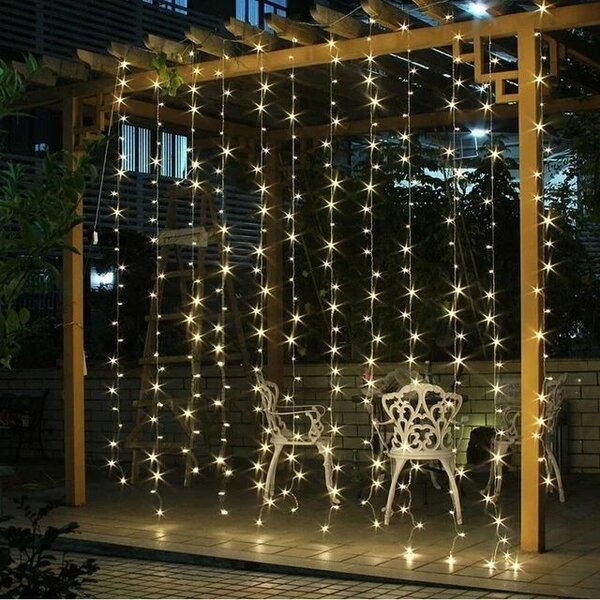 Rideaux guirlande lumineux 3m