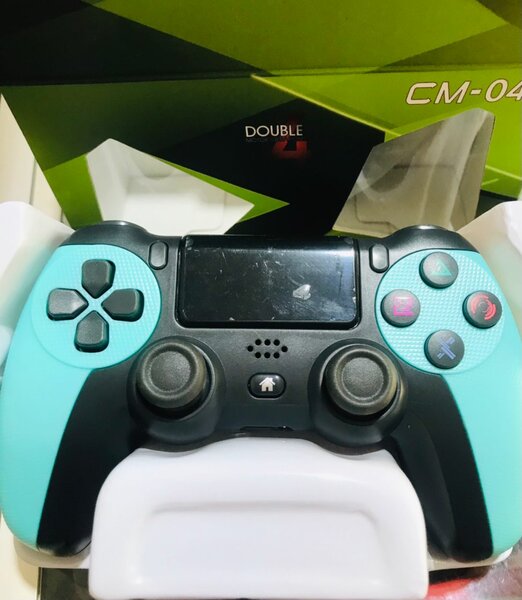 Manette PS4 Bleu ciel_Noir