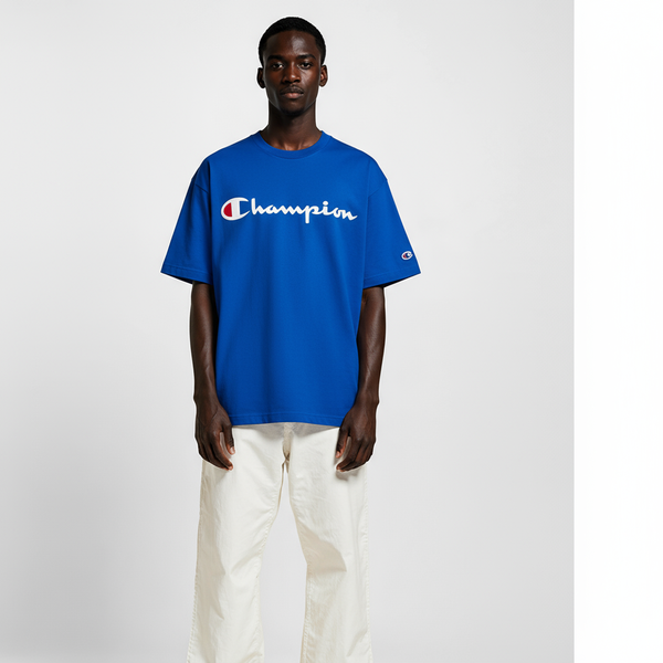 T-shirt Champion bleu homme