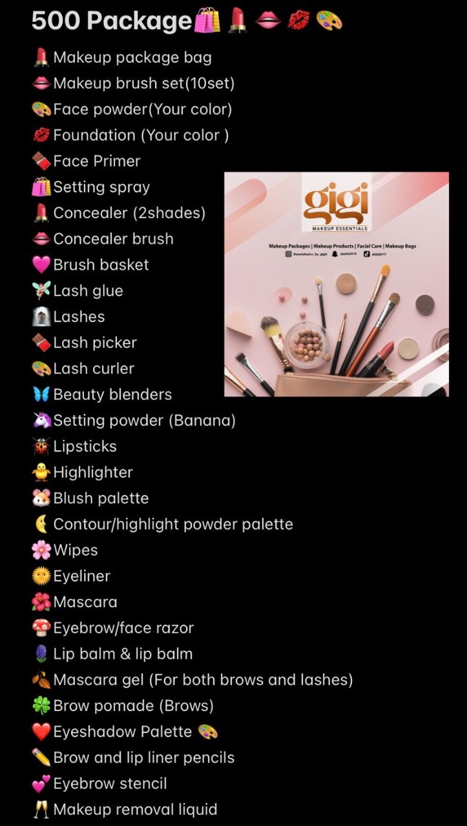 Makeup set