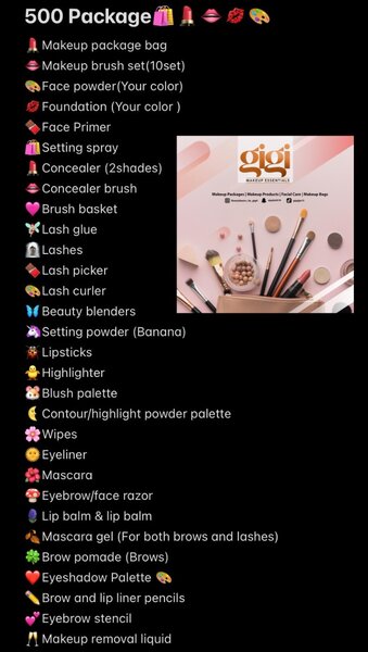 Makeup set