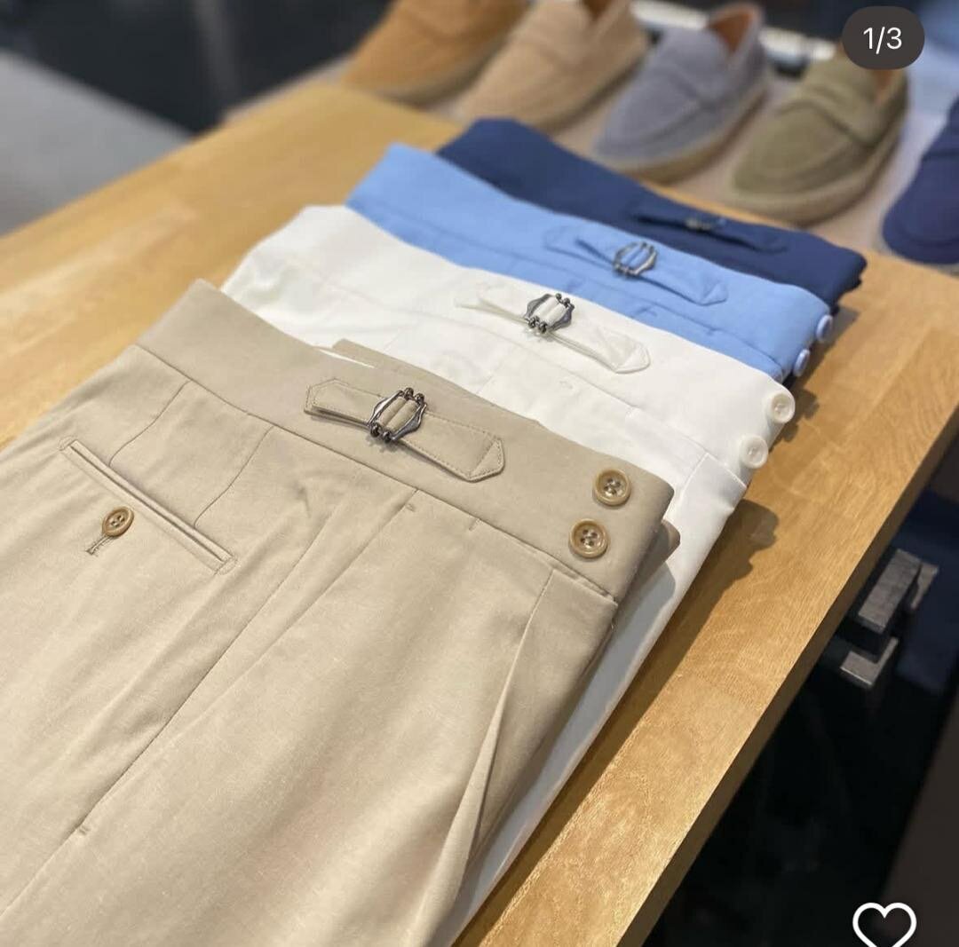 Pantalon tissu