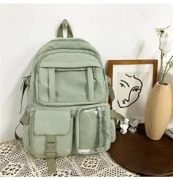 Sac à dos vert pratique