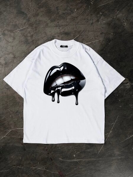 T-shirt lèvre (t-shirt broski)