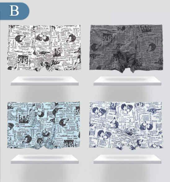 Boxer hommes 4 pièces