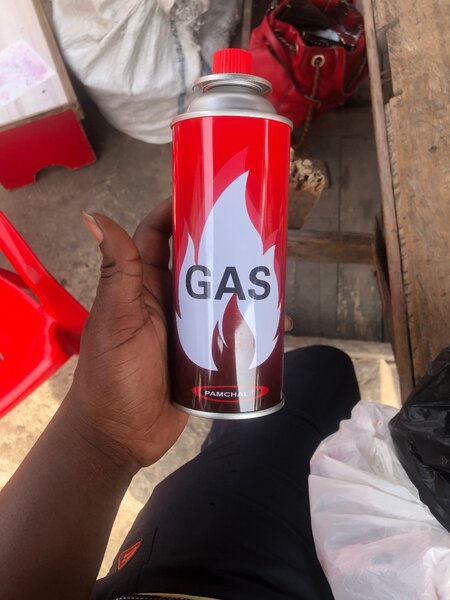 Flame gun and butane gas set