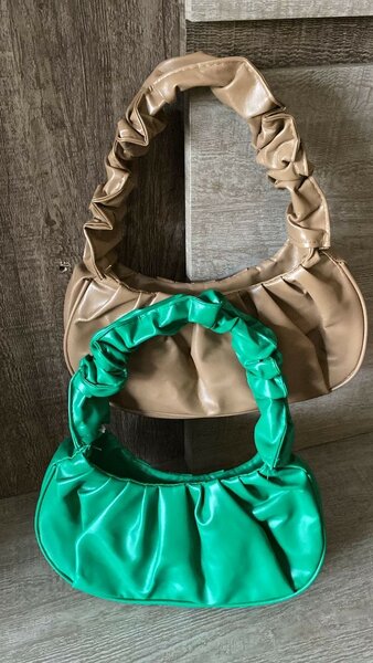 Sac à main plissé tendance