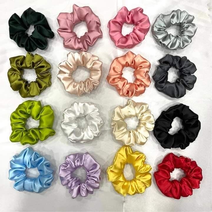 Chouchous Satinées Multiples Couleurs