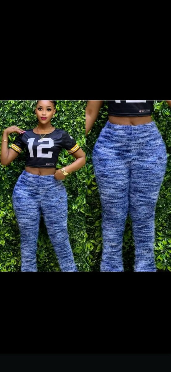 Pantalons tricotés confort femme