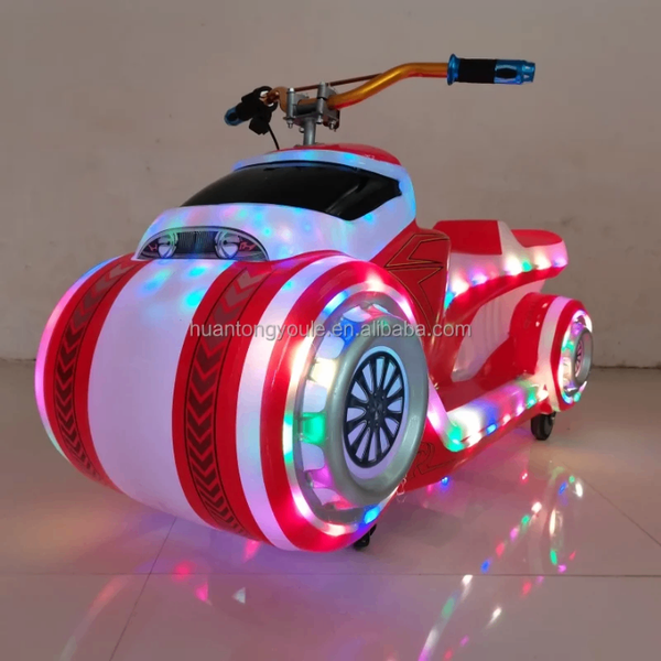 Mini moto électrique LED enfants