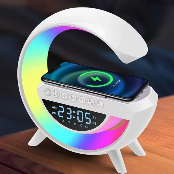 Réveil LED Bluetooth Chargeur