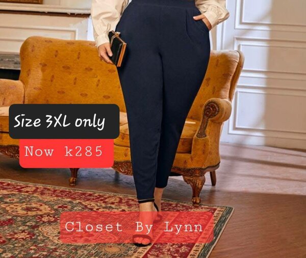 black trousers