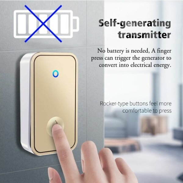 Wireless DoorBell No battery required
