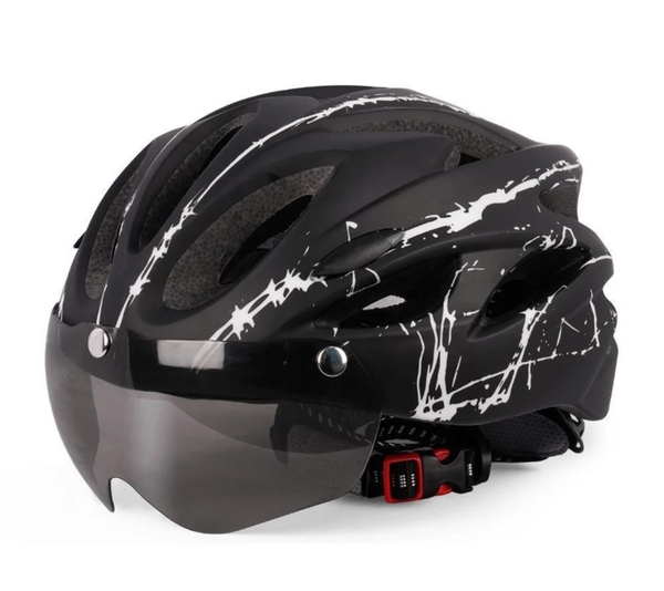 Casque vélo léger avec visière