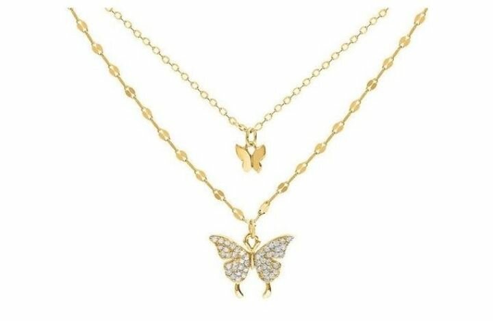 Chaine double papillon