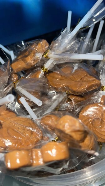 Sucette au caramel