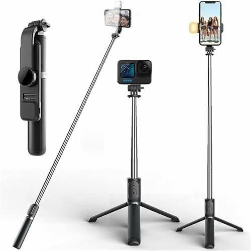 160cm Selfie Stick with LED (Long)