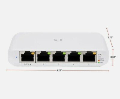 Switch réseau 5 ports 100 Mbps