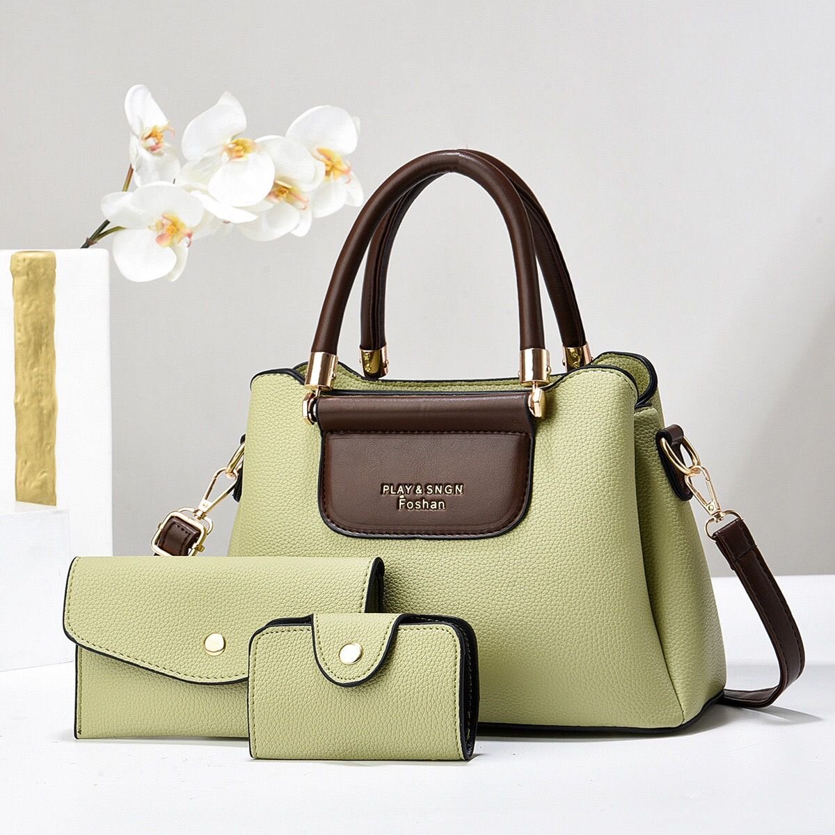 Ensemble Sac à Main 3 Pièces Élégant