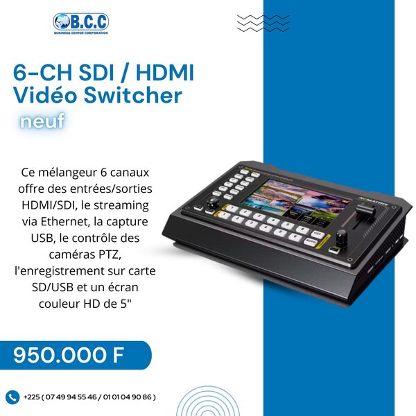 RÉGIE VIDÉO  AVMATRIX SHARK S6