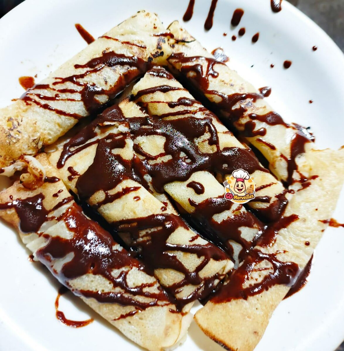 Crêpes + sauce chocolat