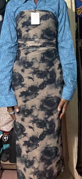 Elegant Floral Long Dress