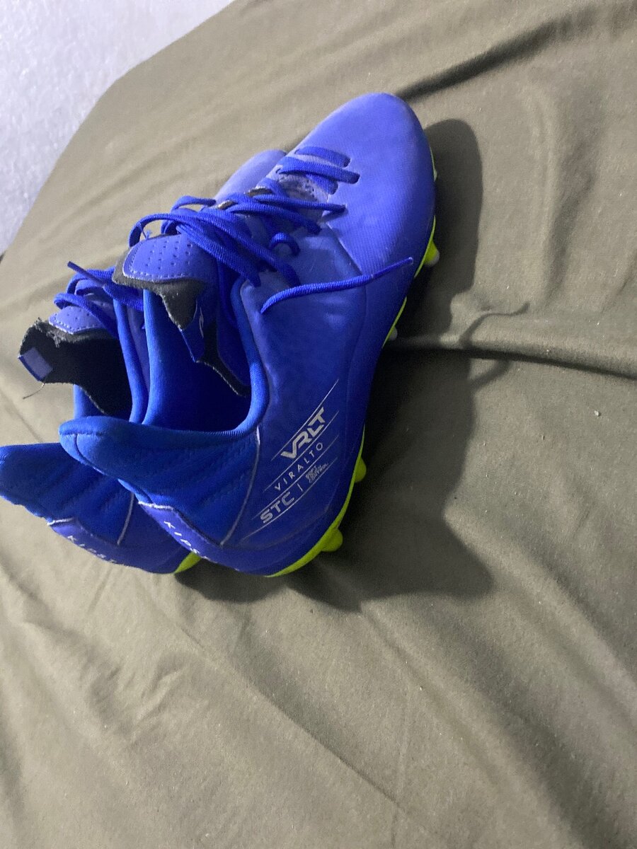 Chaussures de Football Bleues
