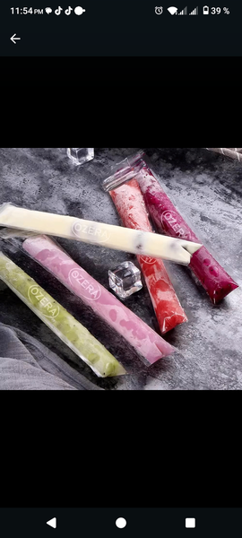 Glaces en bâtonnets glacés