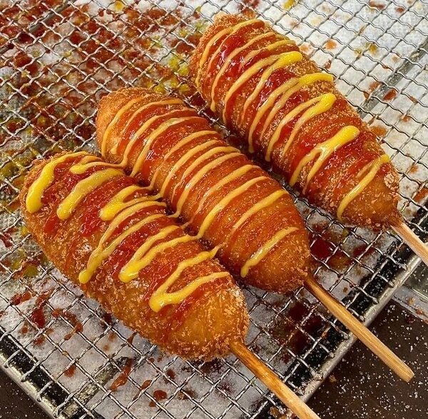 5 Corn Dogs Croustillants