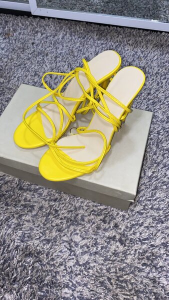 Yellow heels